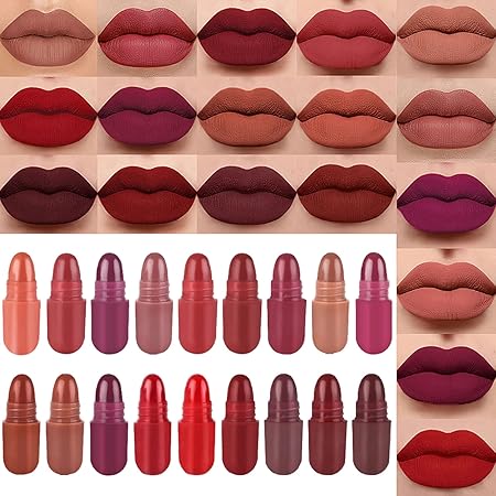 18 Pcs Capsule Pills Lipstick