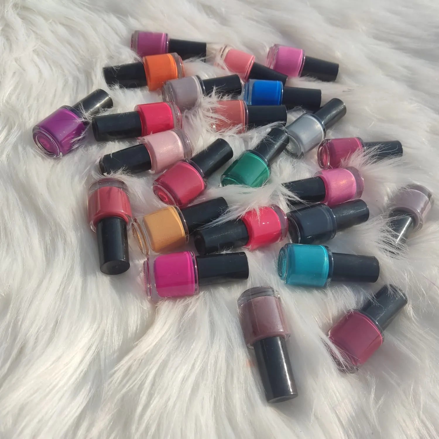 24 Pcs Mini Peel Off Nail Polish