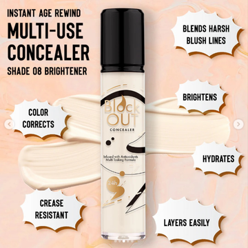 Block Out Concealer - full Coverage & 24H Long-lasting