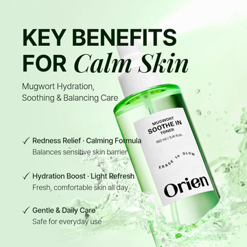 Orien Soothing Spray Toner for Spotless Skin - Removes Acne, Fades Dark Spots, Reveals Glow