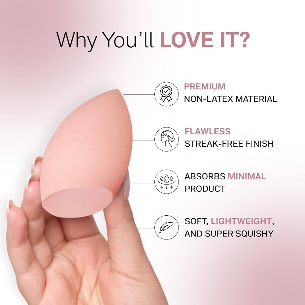 Kashe's Flawless Face Bundle - Includes Foundation, Compact powder & Beauty Blender