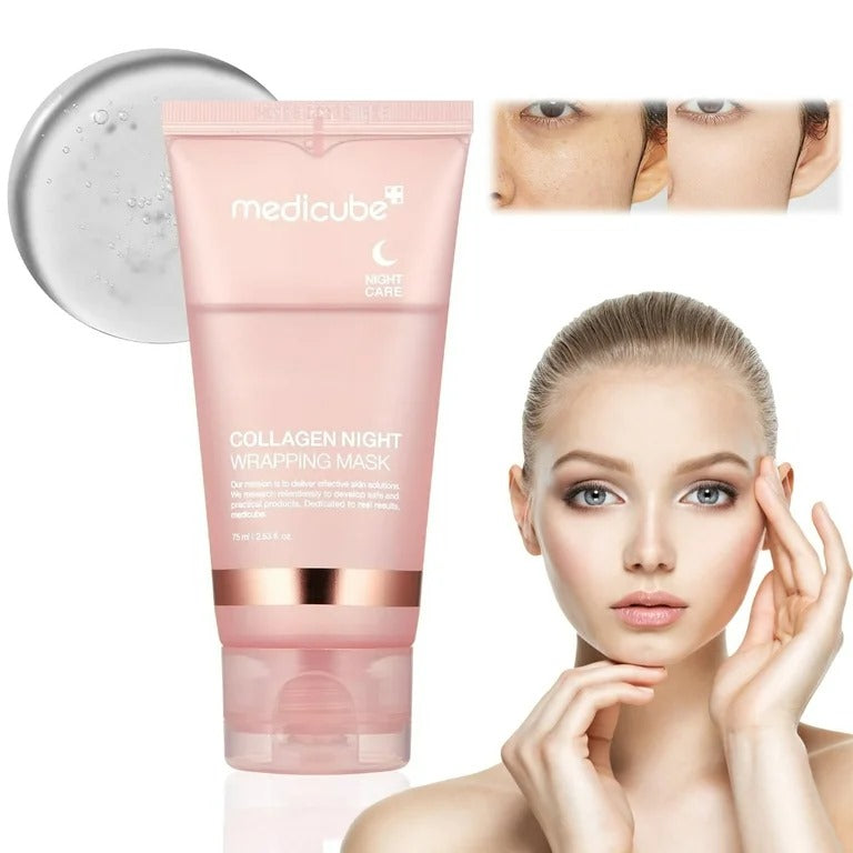 Medicube Collagen Overnight Peel-Off Mask – Firming, Hydrating & Brightening Korean Skincare