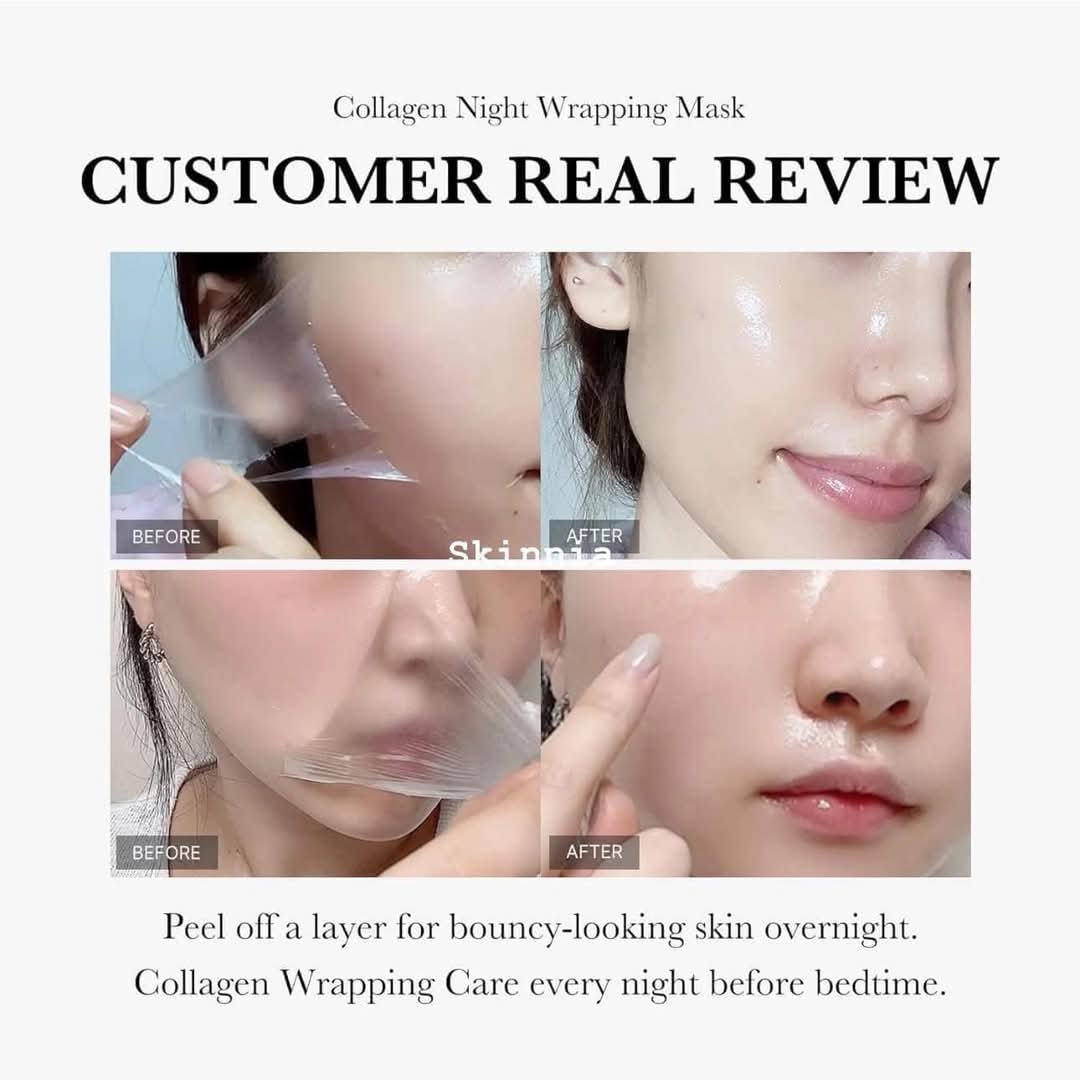 Medicube Collagen Overnight Peel-Off Mask – Firming, Hydrating & Brightening Korean Skincare