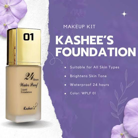 Kashee 24 Hours Waterproof Foundation